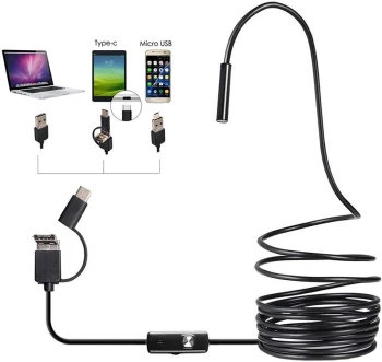 دوربین آندوسکوپی 2 متری 7mm 1.3MP