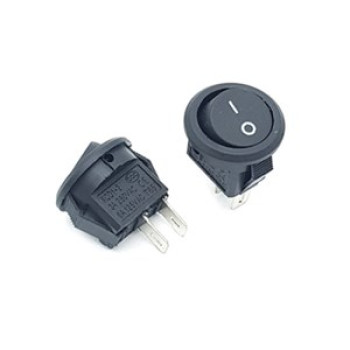 کلید راکر گرد دوحالته کوچک KCD1-601S 2PIN
