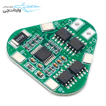 ماژول مثلثی کنترل شارژ باتری لیتیومی 3 سل 8 آمپر مدل HX-3S-03