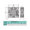 فن 5x5x2 12V 5020