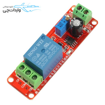 ماژول تایمر 555 با رله (5ولت)