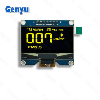 ماژول نمایشگر OLED گرافیکی 1.54 اینچ، 7 پین، رنگ زرد