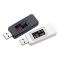 نمایشگر جریان و ولتاژ و میزان شارژ USB مدل KWS-MX18 رنگ سفید