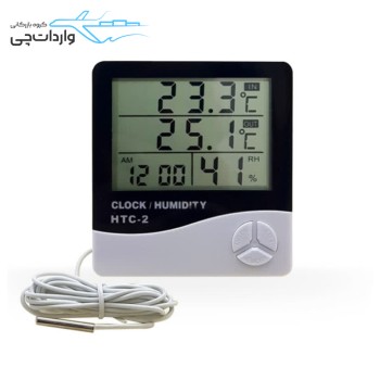 دماسنج و رطوبت سنج دیجیتالی مدل HTC-2